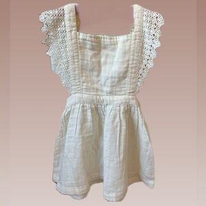 Jamie Kay White Lace Trim Dress